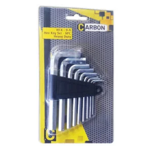 Heavy Duty Hex Allen Key Set 9pc