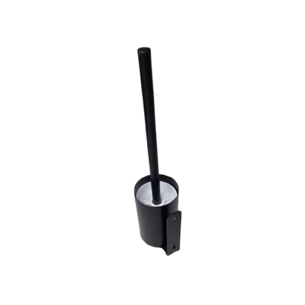 Toilet Brush Set Mild Steel (Black) - Image 4