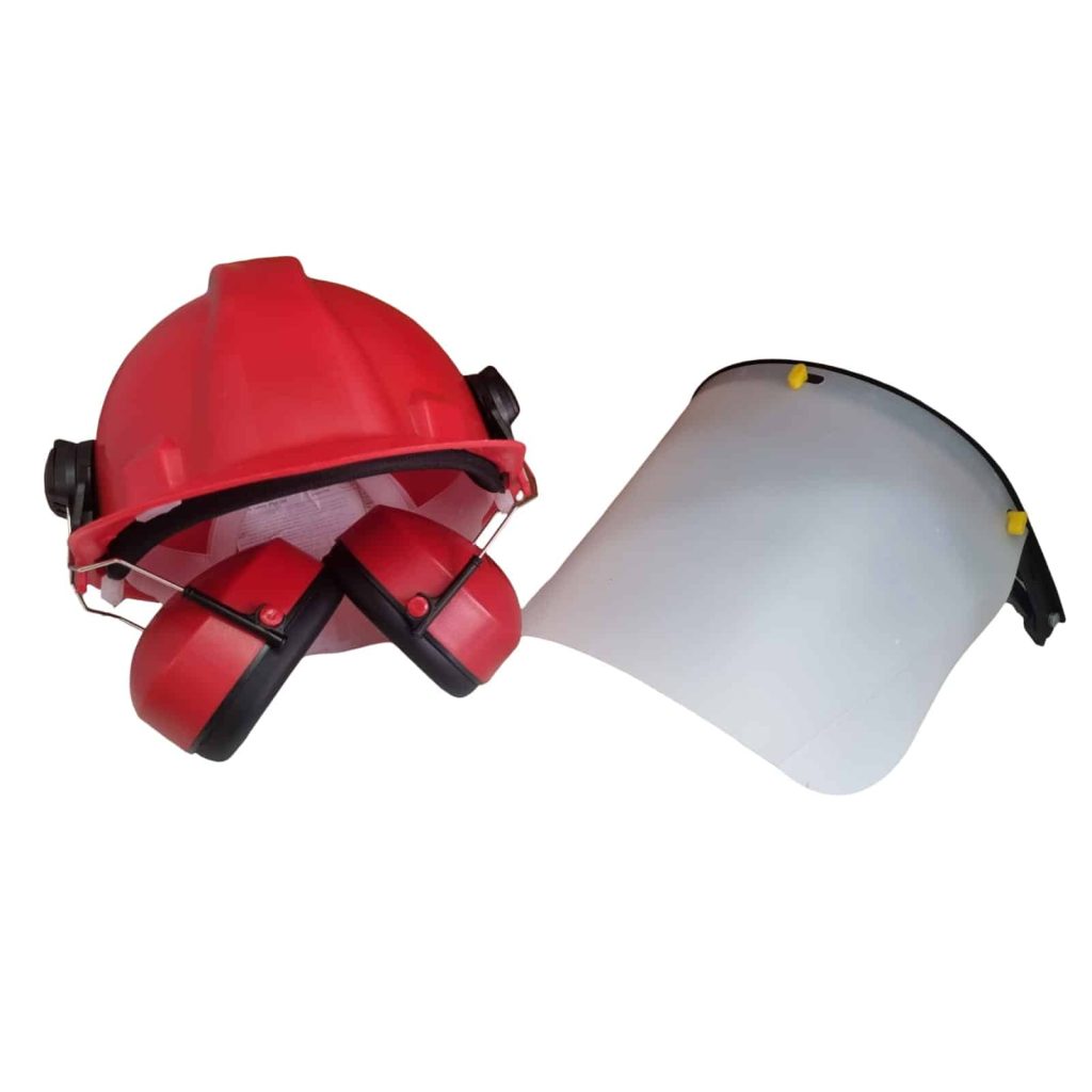 Chainsaw Helmet - Plastic Visor