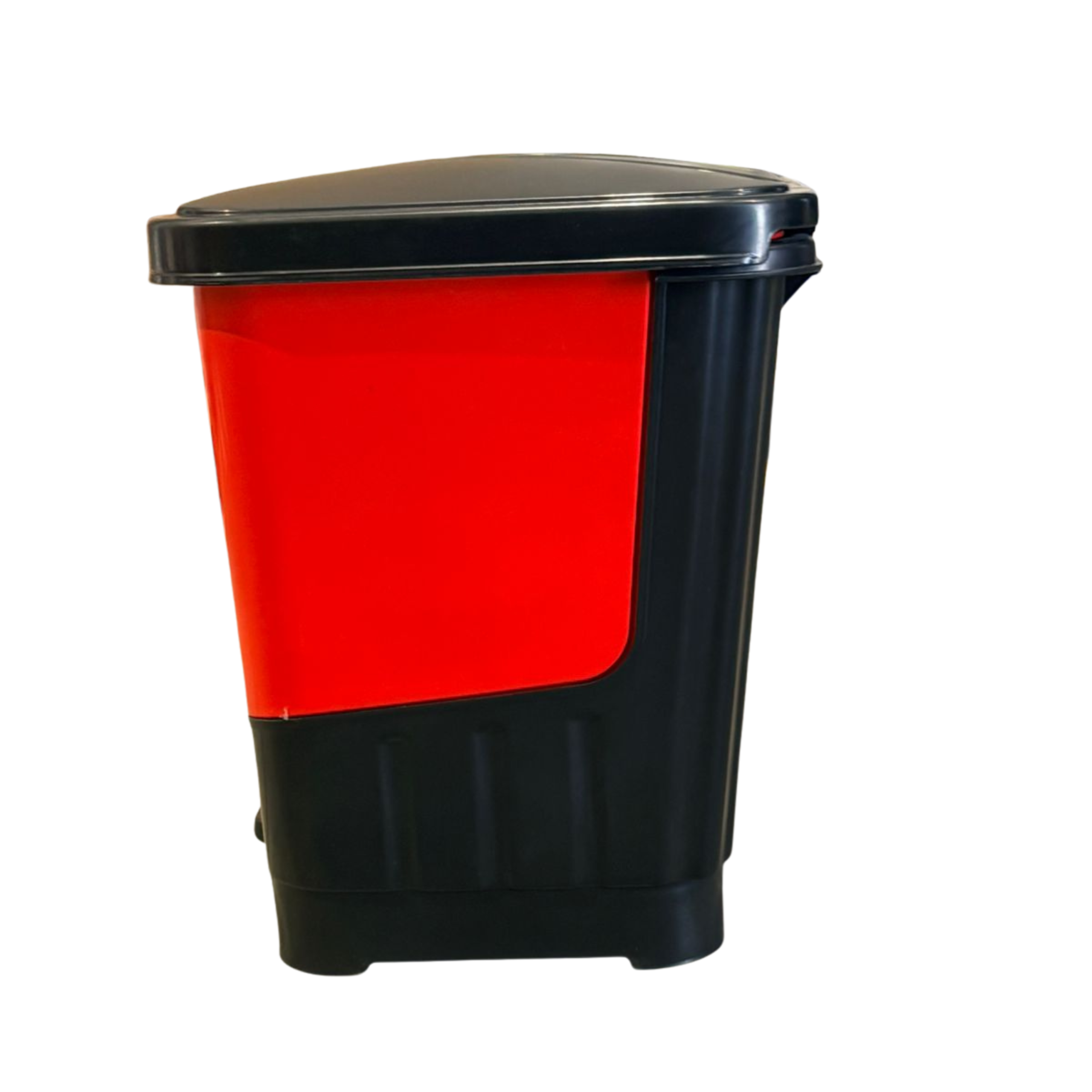 Dual recycle buff bins 30L (2x15L) Red & Green - Image 4
