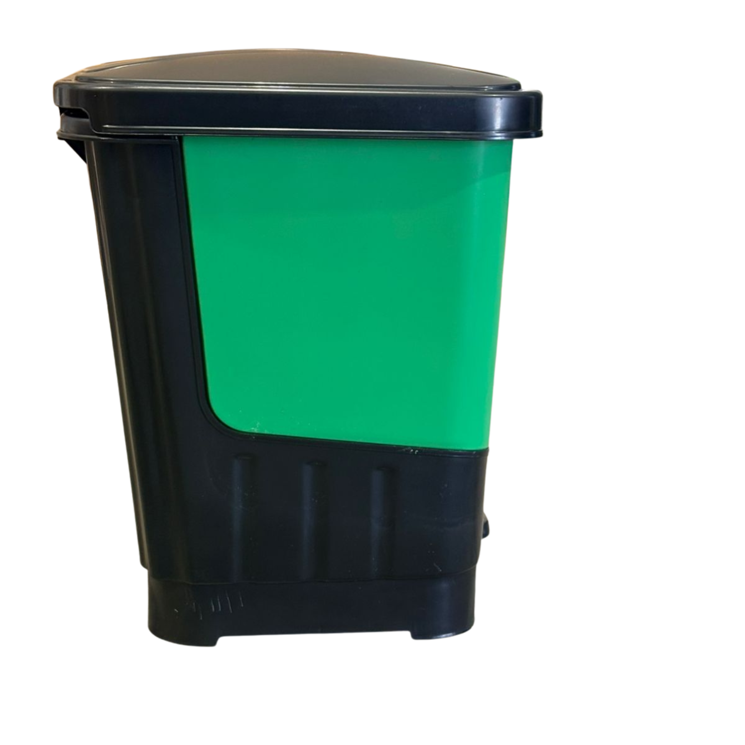 Dual recycle buff bins 30L (2x15L) Red & Green - Image 3