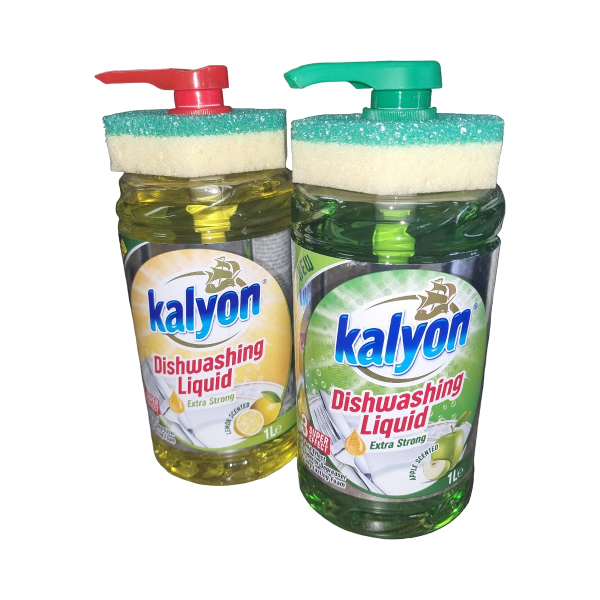 1L Dishwashing Liquid Kalyon With Sponge