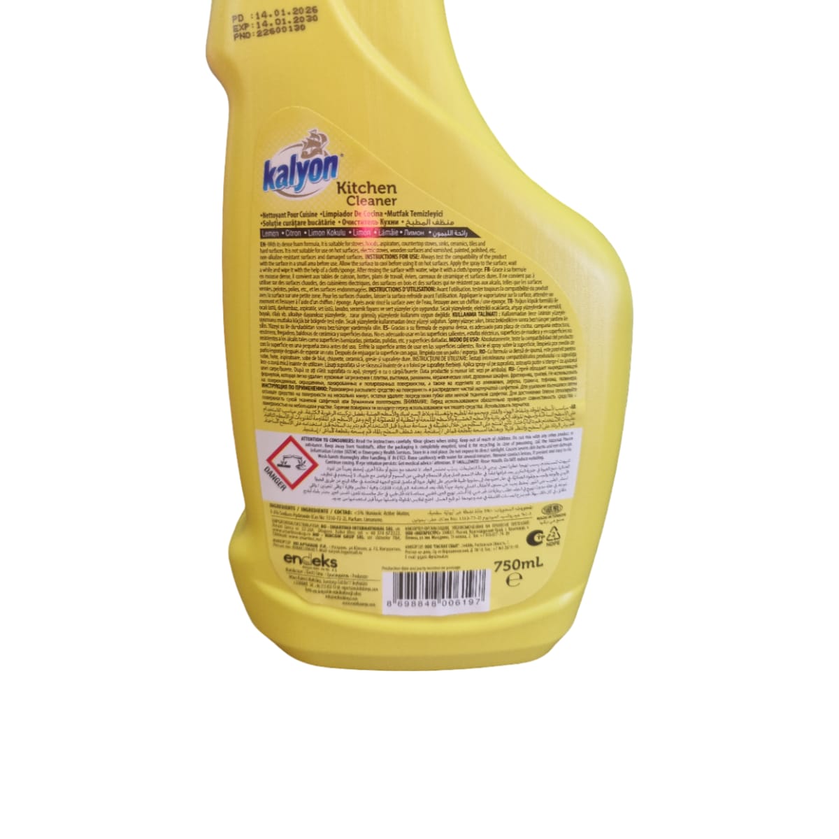 750ml Kitchen Spray Cleaner Kalyon - 3 pack - Image 2
