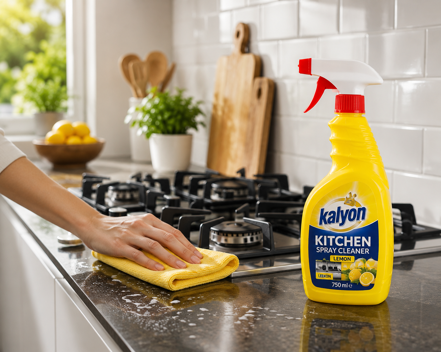 750ml Kitchen Spray Cleaner Kalyon - 3 pack - Image 3