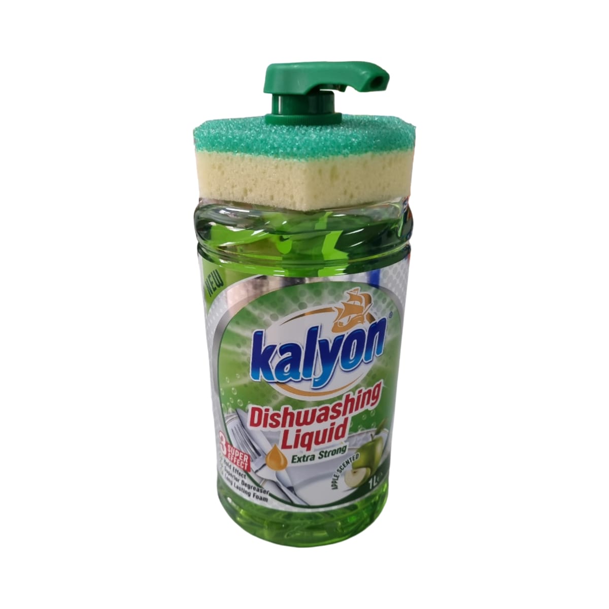 1L Dishwashing Liquid Kalyon With Sponge