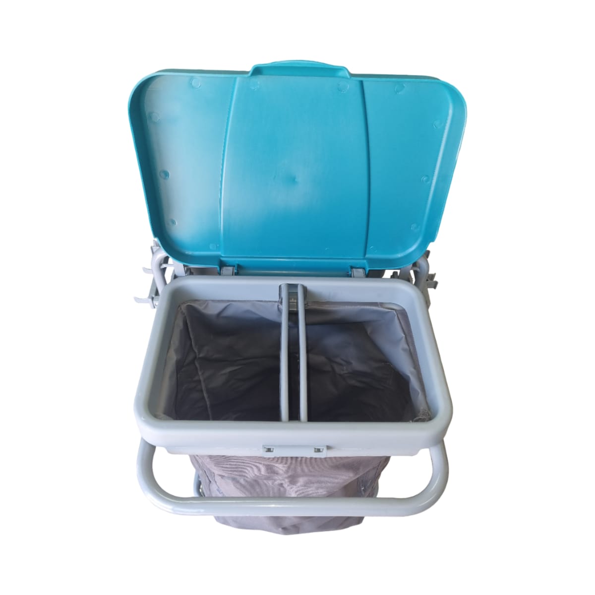 Commercial Janitorial Cleaning Trolley with Double Bucket & Wringer - Image 4