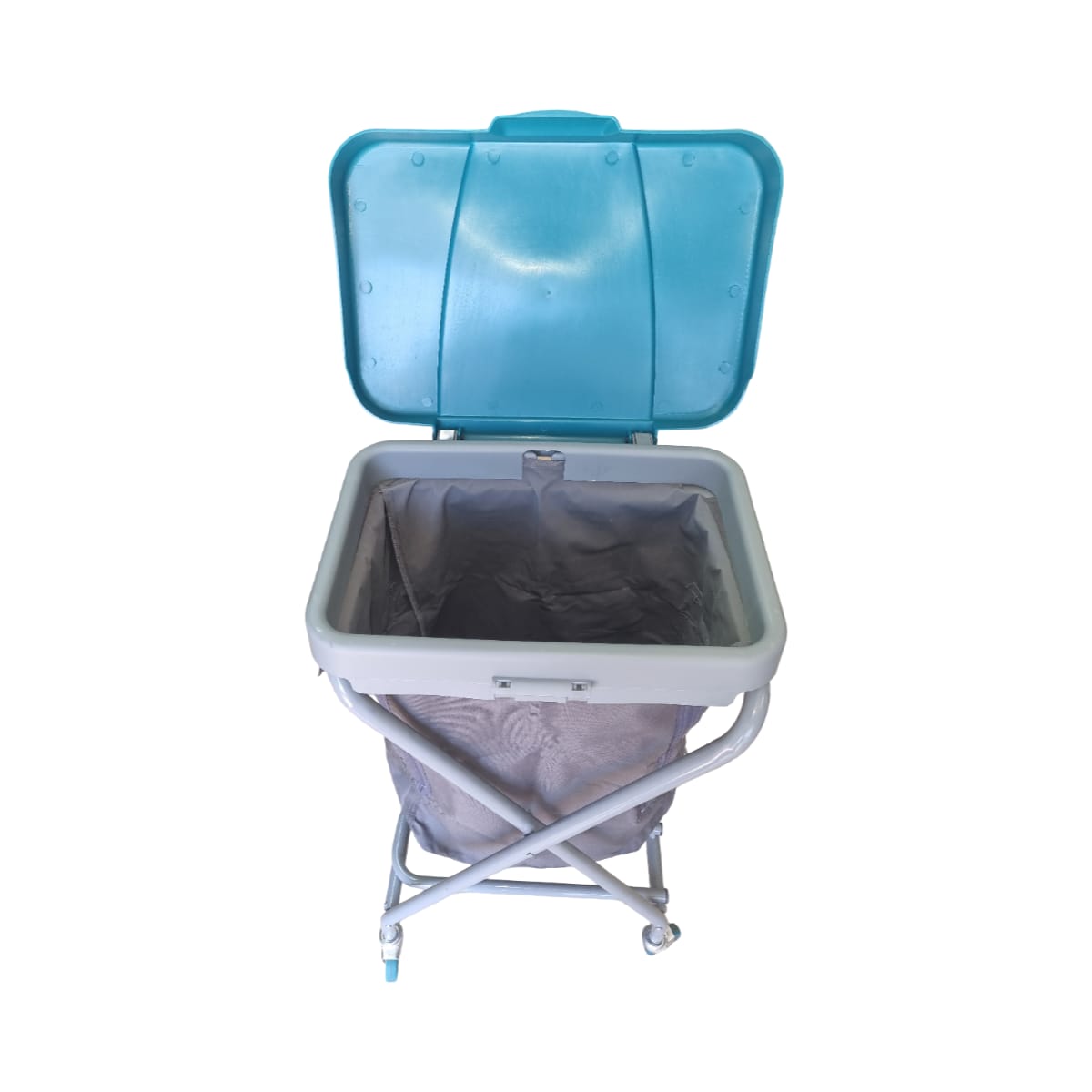 Commercial Laundry Trolley with 100L Linen Bag Heavy Duty - Image 2