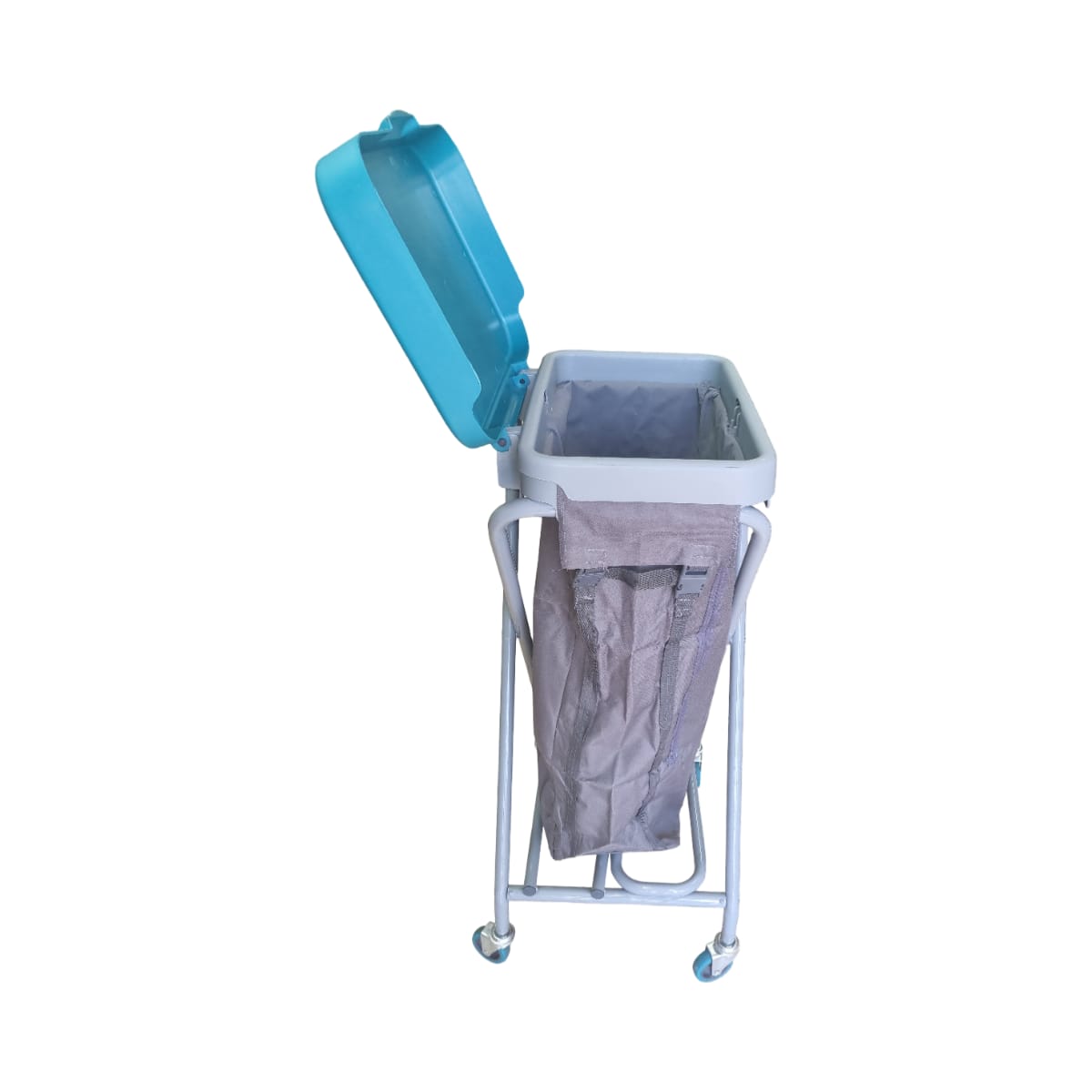 Commercial Laundry Trolley with 100L Linen Bag Heavy Duty - Image 3