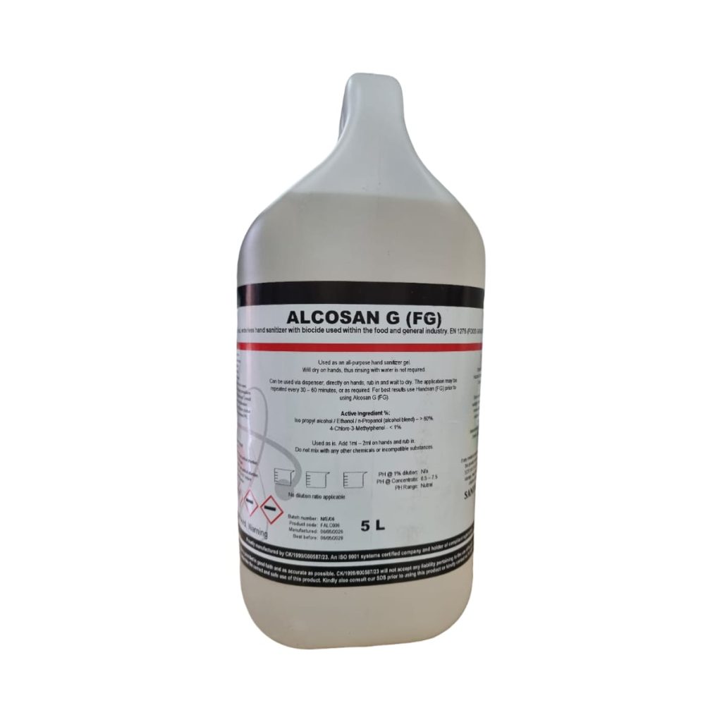 5L Waterless Hand Sanitiser Gel
