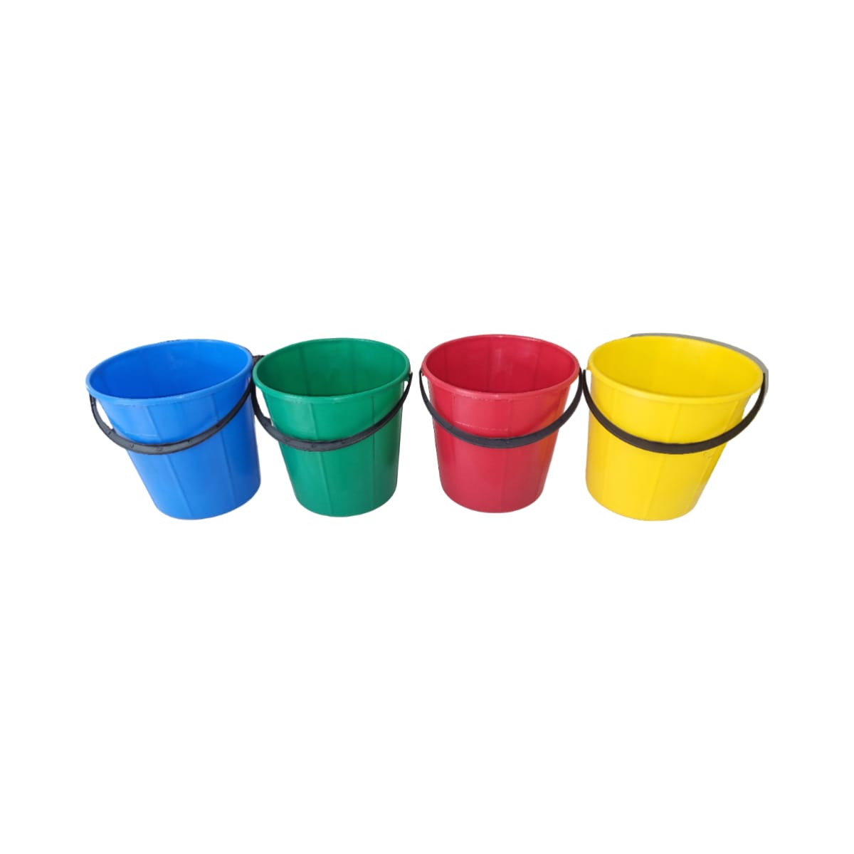8L Heavy-Duty Plastic Cleaning Bucket with Handle - Colour Coded