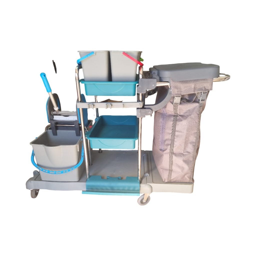 Professional Janitorial Cleaning Trolley