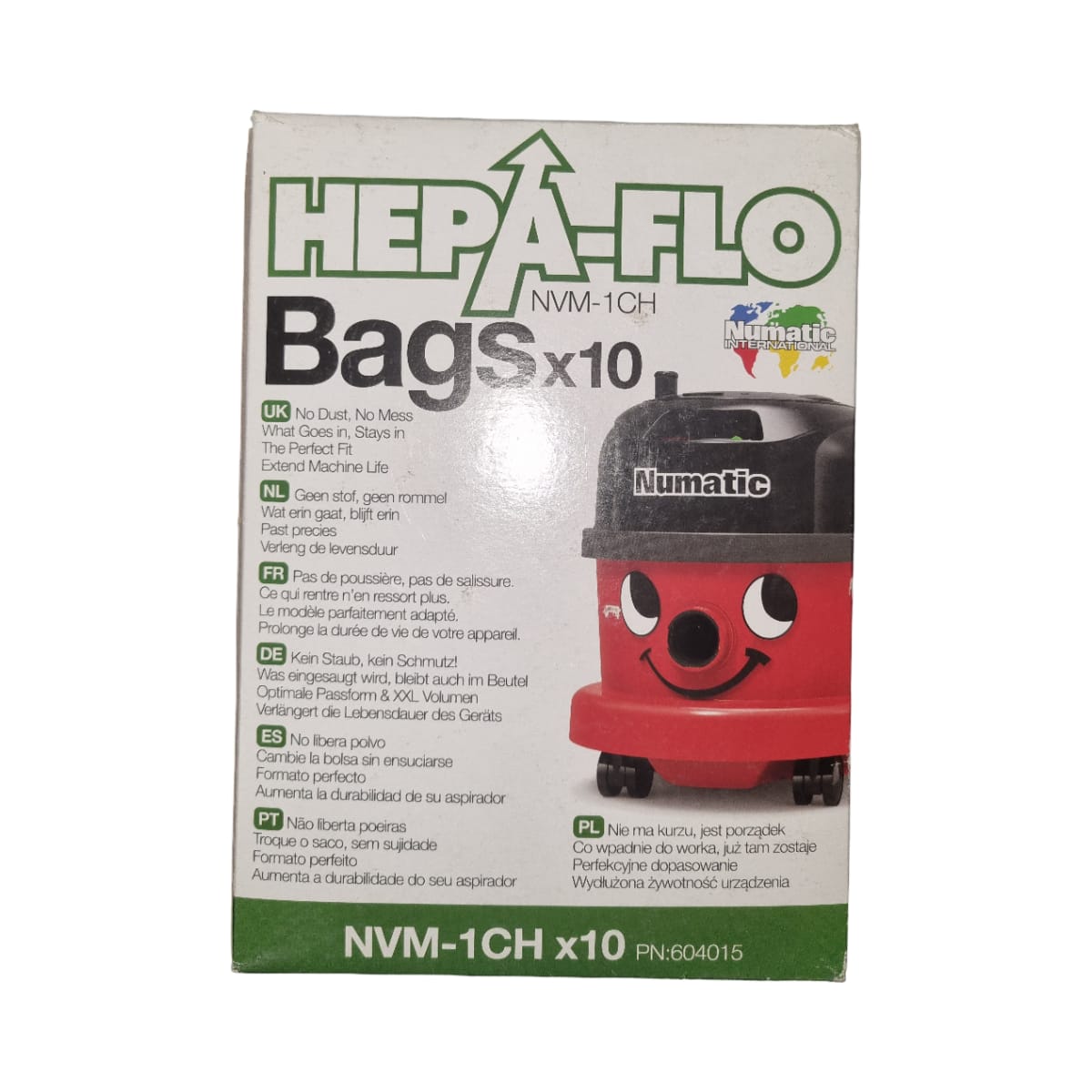 Numatic HepaFlo Bags NVM-1CH