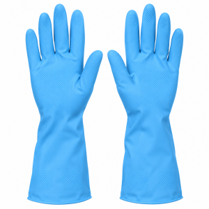 Rubber Household Glove Blue